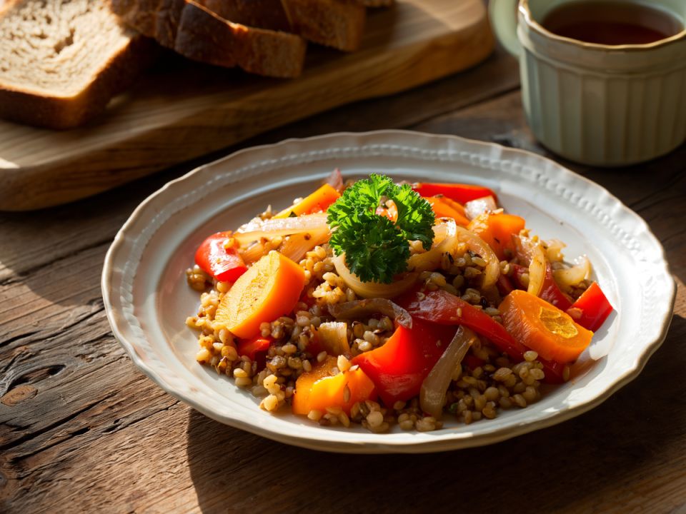 Гречка с овощами по-деревенски: простое блюдо для уютного обеда