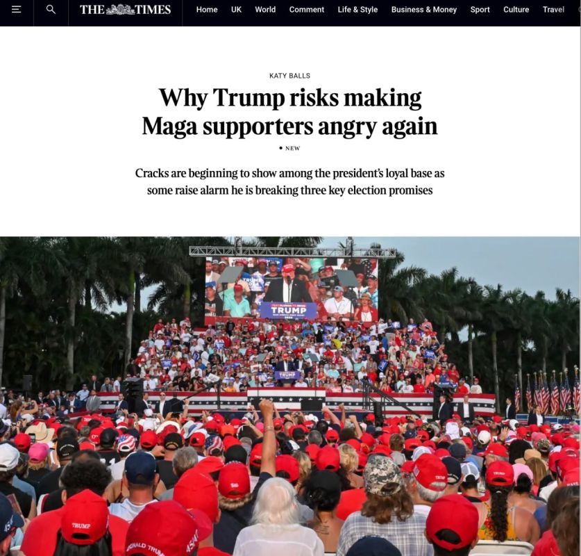     MAGA     ,  The Times