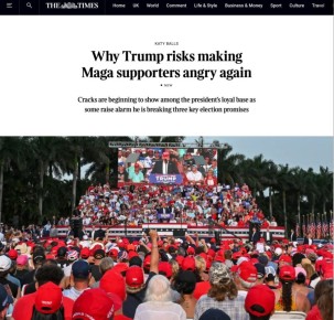     MAGA     ,  The Times