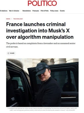        X       ,  Politico