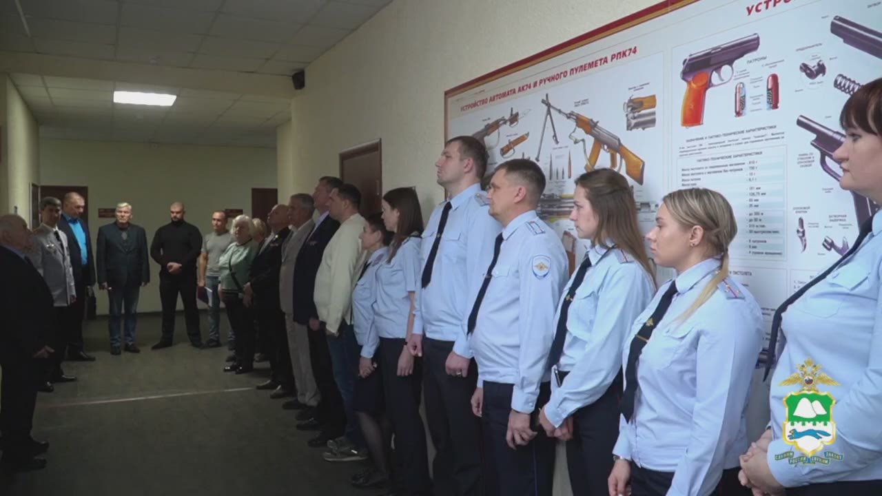 В ОМВД России «Кетовский» торжественно открыта фотоэкспозиция, посвящённая руководителям отдела разных лет