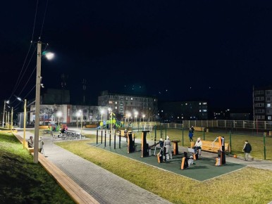 В Шадринске завершили благоустройство парка у ДК «Созвездие» в Новом поселке