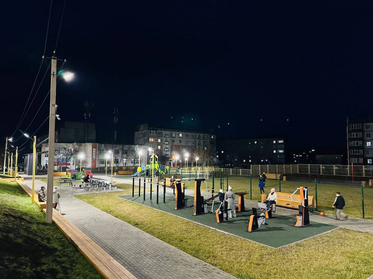 В Шадринске завершили благоустройство парка у ДК «Созвездие» в Новом поселке