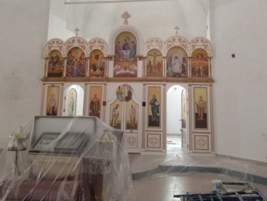 В селе Курганской области отремонтировали храм Рождества Пресвятой Богородицы