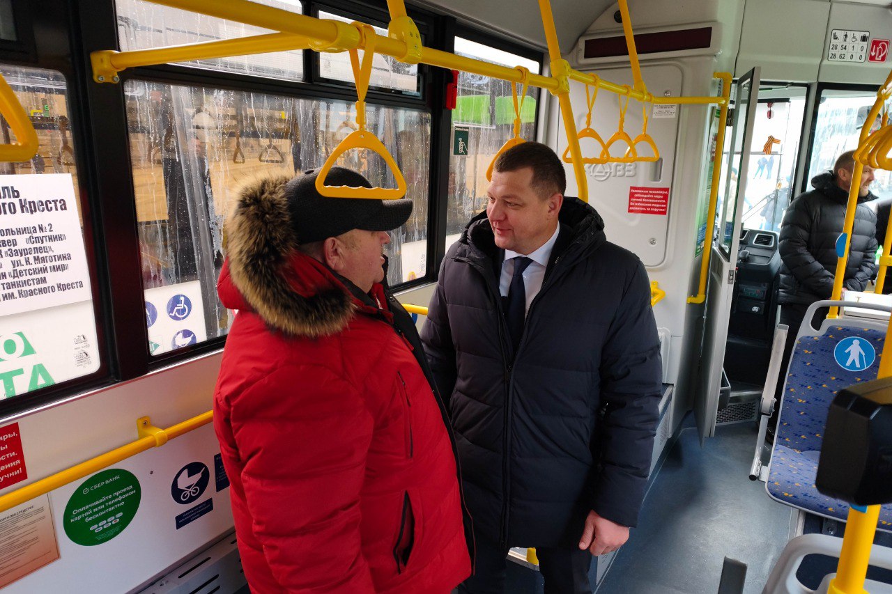Антон Науменко: Курган продолжает обновление общественного транспорта Антон Науменко: Курган продолжает обновление общественного транспорта