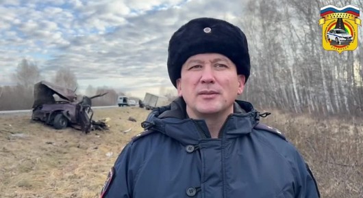 Авария произошла сегодня, 14 ноября, в 6 часов утра на 103 километре федеральной трассы "Иртыш"