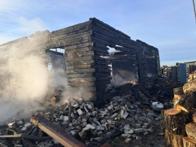 Утром 13 ноября текущего года в деревне Салтосарайская Каргапольского муниципального округа произошло возгорание частного жилого дома