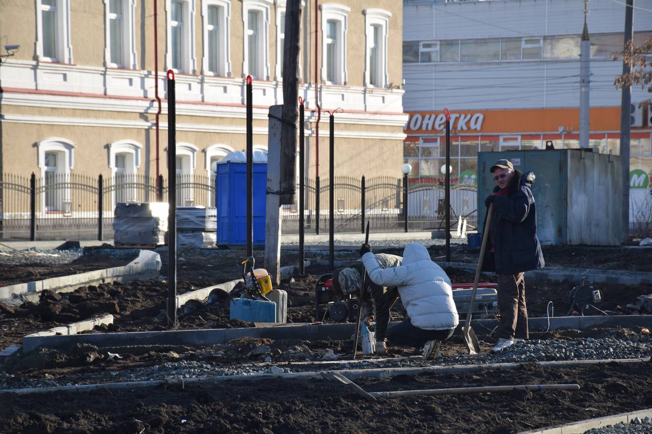 Антон Науменко: Побывали на Пролетарской, где на участке от Куйбышева до Советской в рамках реконструкции продолжается благоустройство Антон Науменко: Побывали на Пролетарской, где на участке от Куйбышева до Советской в рамках реконструкции продолжается благоустройство