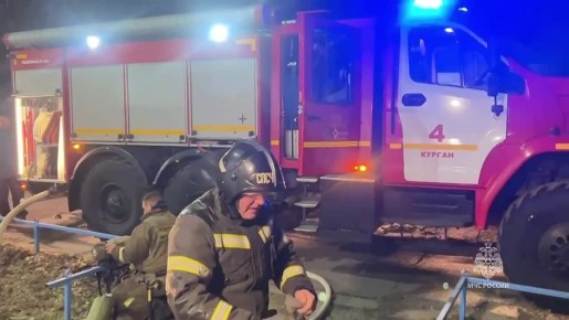 На улице Радионова в Кургане горела квартира