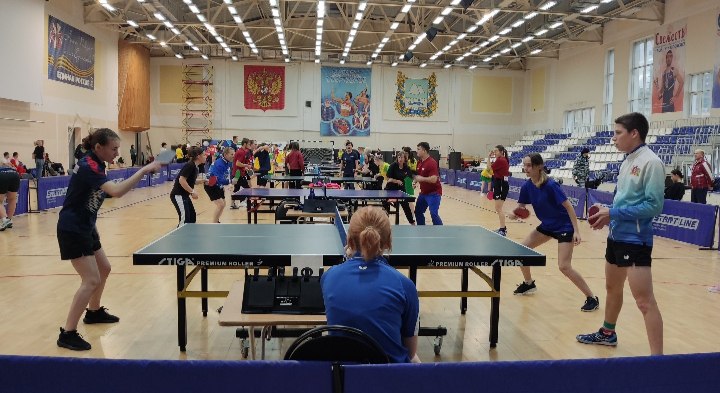 Кубок России по настольному теннису проходит в Кургане