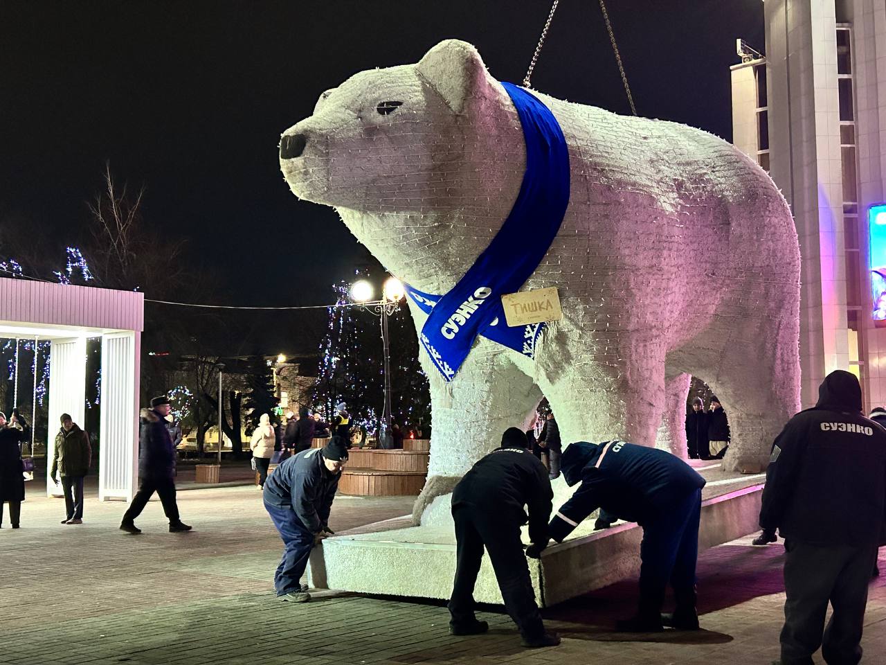 Сегодня в Курган прибыли белые медведи СУЭНКО Сегодня в Курган прибыли белые медведи СУЭНКО