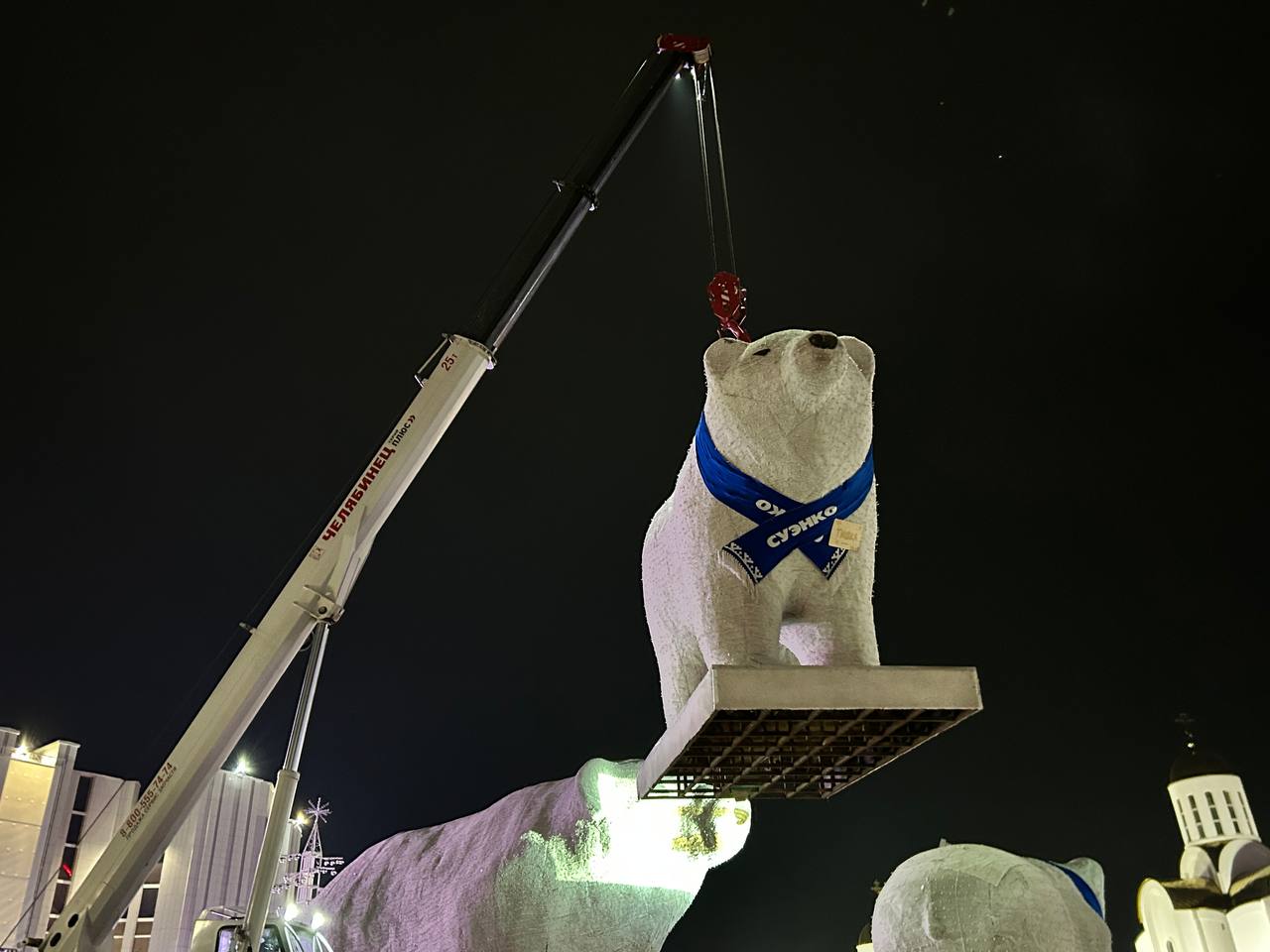 Сегодня в Курган прибыли белые медведи СУЭНКО Сегодня в Курган прибыли белые медведи СУЭНКО