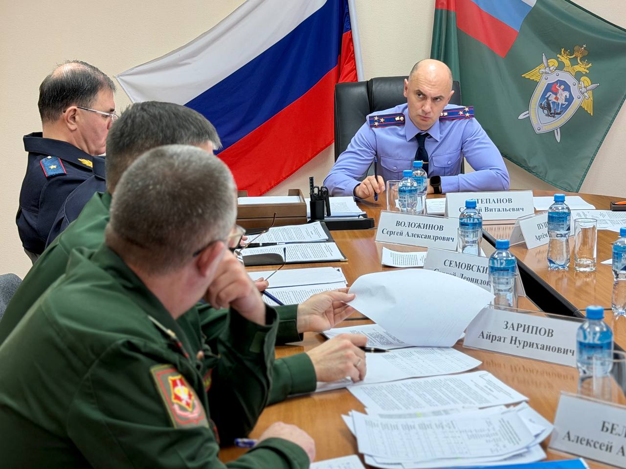 Сегодня в региональном следственном управлении СК России состоялось оперативное совещание при руководителе управления Сергее Витальевиче Степанове Сегодня в региональном следственном управлении СК России состоялось оперативное совещание при руководителе управления Сергее Витальевиче Степанове