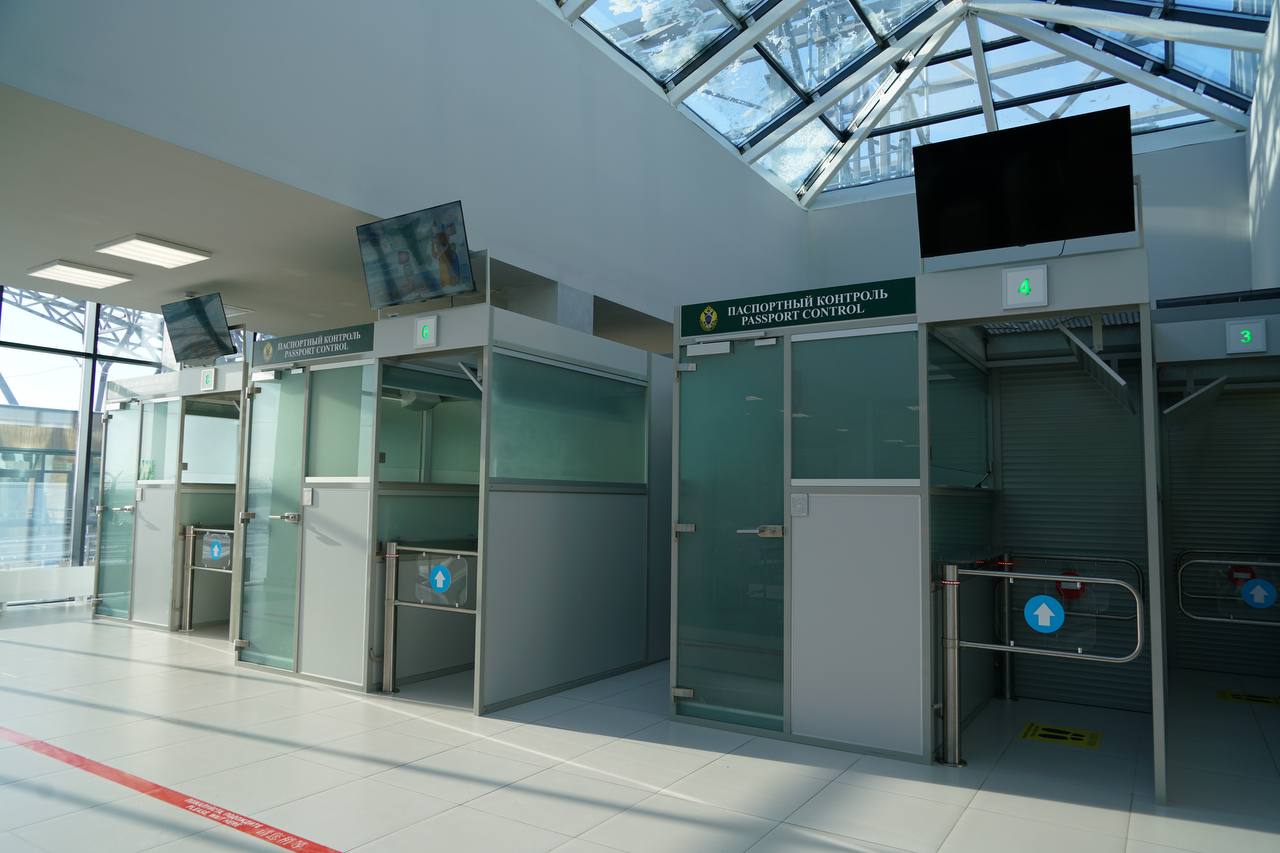 Строительство автомобильного пункта пропуска Кани-Курган близится к завершению Строительство автомобильного пункта пропуска Кани-Курган близится к завершению