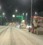 Дорожные службы работают на очистке улиц от снега