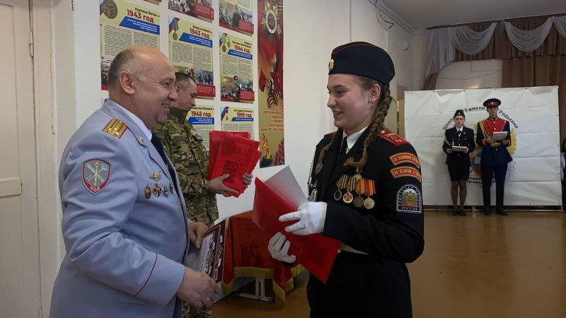 Ветераны органов внутренних дел Курганской области посетили мероприятие в подшефной школе №75 города Кургана Ветераны органов внутренних дел Курганской области посетили мероприятие в подшефной школе №75 города Кургана