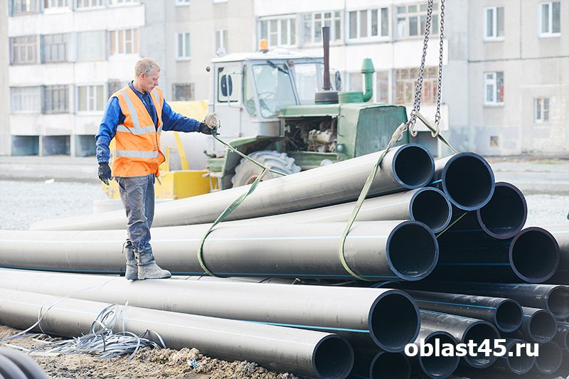 В Кургане капитально отремонтируют водопровод на улице Свердлова