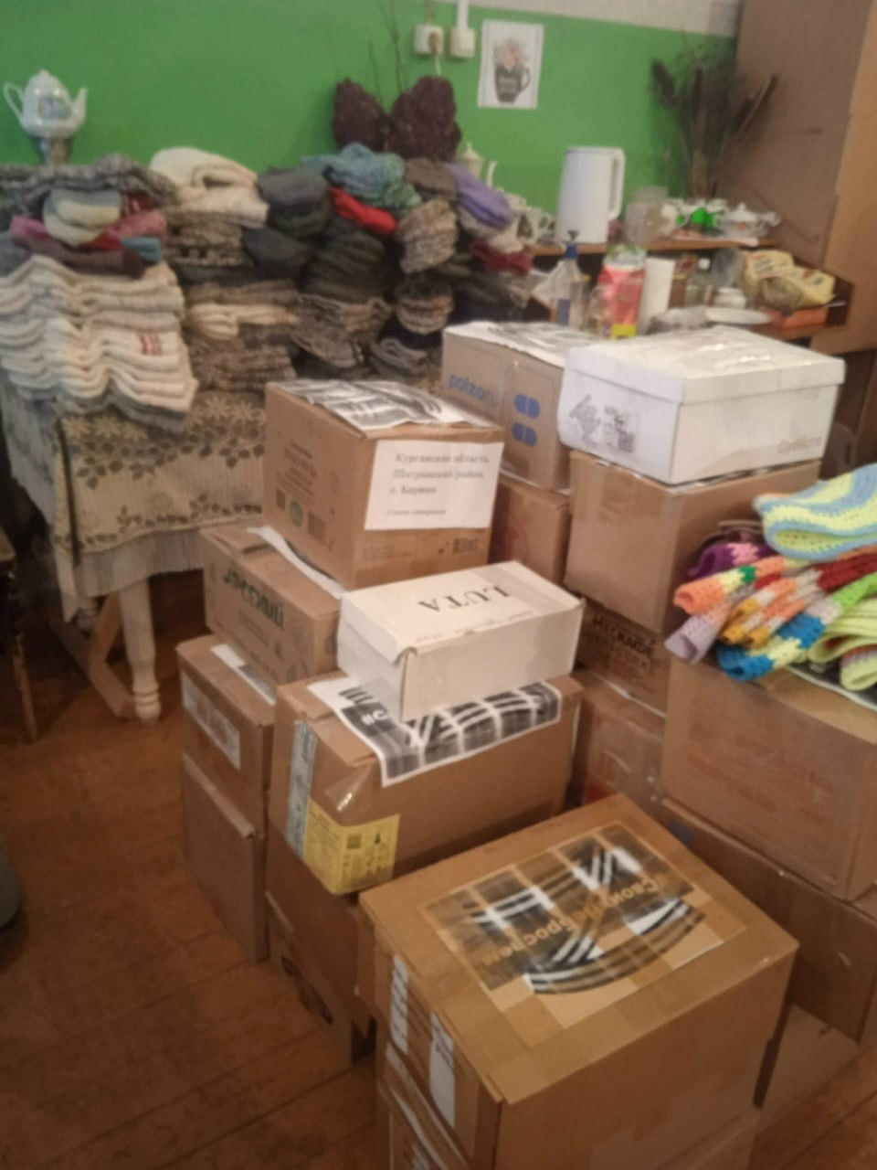 Гуманитарный груз отправят на передовую 16 декабря