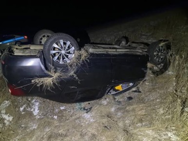 Пьяный зауралец перевернулся на загородной трассе