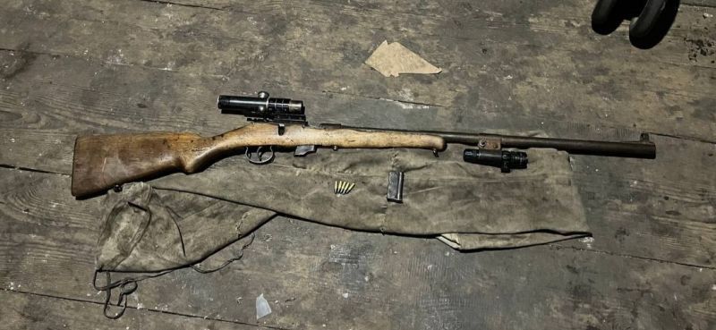 В Шатровском округе сотрудниками уголовного розыска у местного жителя изъята винтовка и патроны