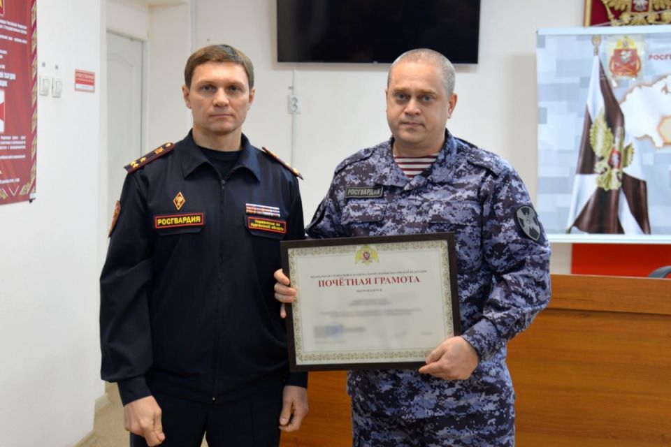В Курганской области подвели итоги работы Росгвардии за 2025 год