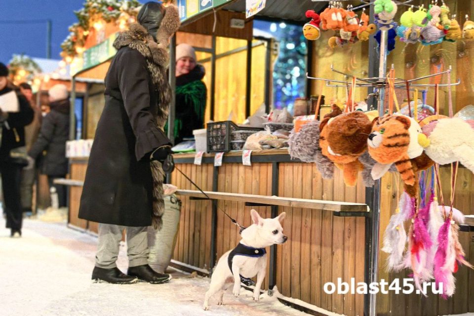 Курганцы покупают подарки близким и праздничные угощения на Рождественской ярмарке