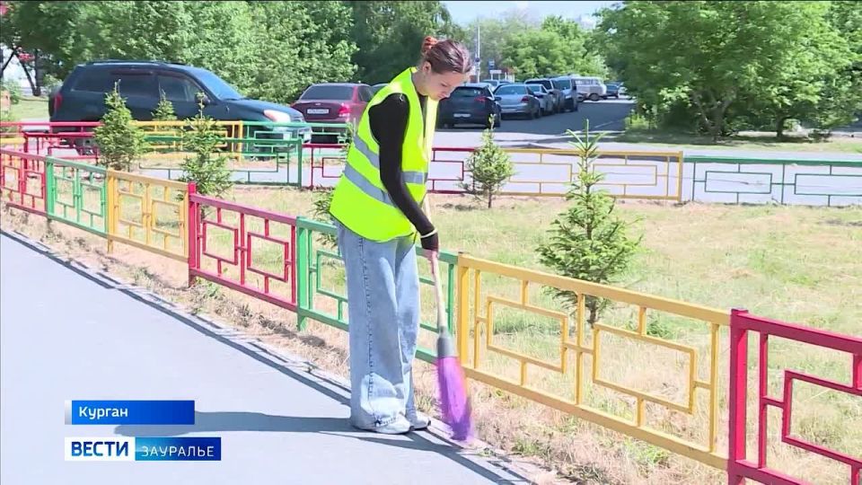 В Кургане подвели итоги акции «Я люблю Курган! – Трудовые отряды 2025»