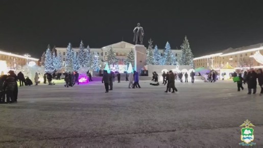 Сотрудники полиции обеспечили общественный порядок в новогоднюю ночь в Зауралье