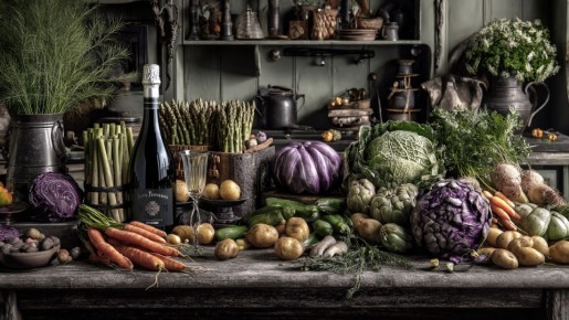 Вкус осени: идеальные пары игристого с сезонными овощами