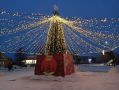 Новогодние украшения улиц, площадей, зданий создают радостное настроение жителям и гостям Белозерского округа