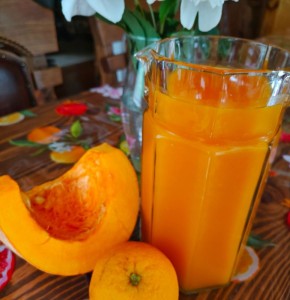 Тыквенно-апельсиновый сок: из остатков тыквы в настоящий хит