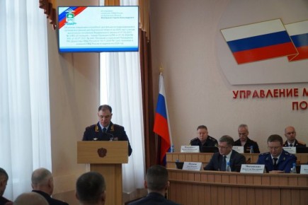 В Управлении МВД России по Курганской области подведены итоги оперативно-служебной деятельности за 2025 год