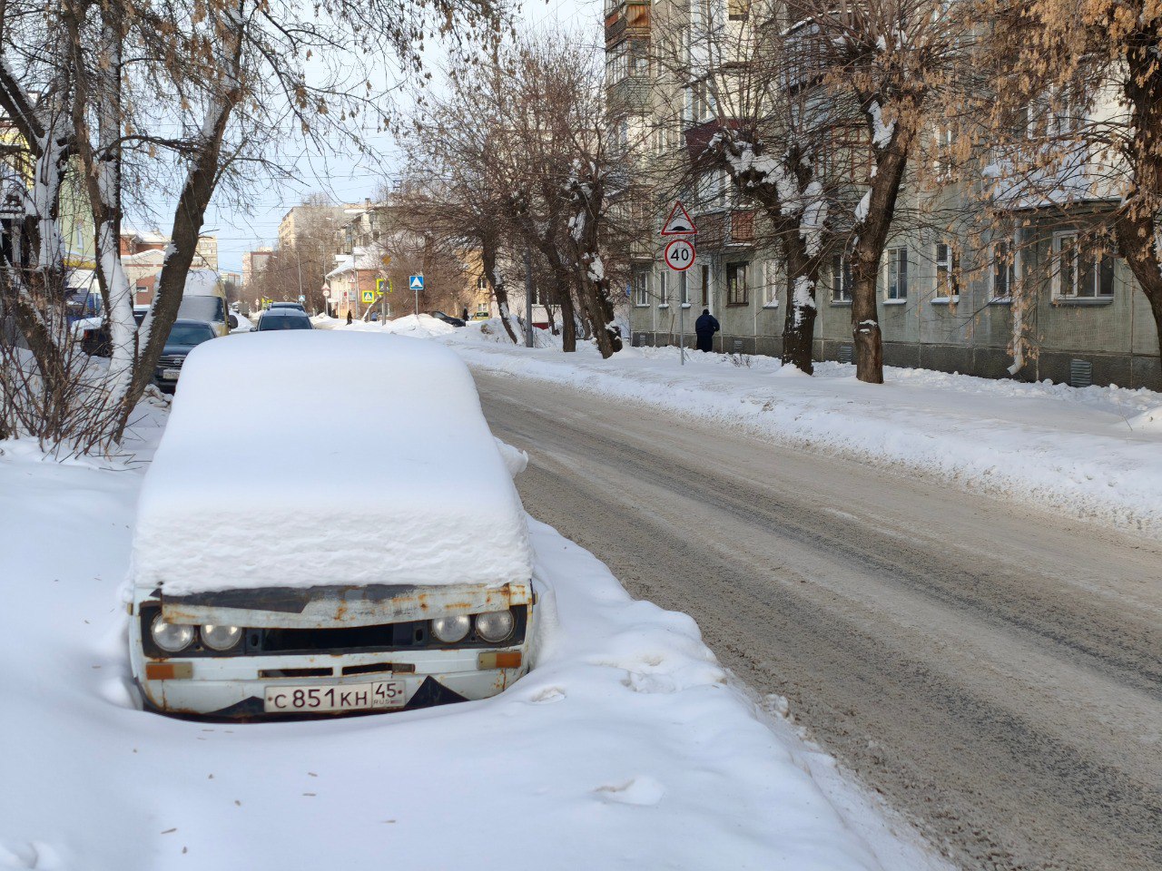 С началом календарного года в курган пришли обильные зимние осадки С началом календарного года в курган пришли обильные зимние осадки