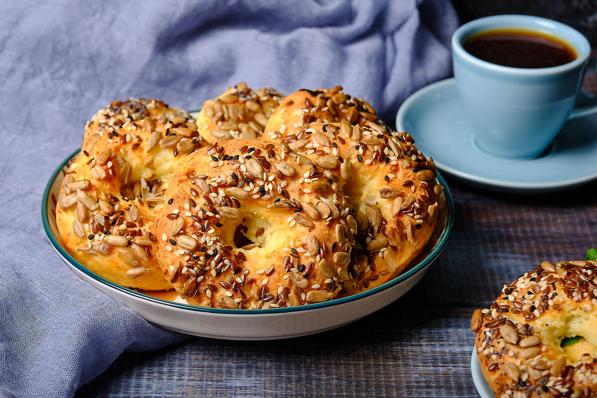 Творожные бейглы для приятного утра