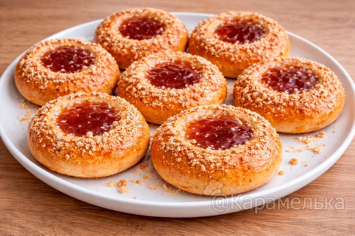 Ватрушки с повидлом: вкус детства и домашнего уюта