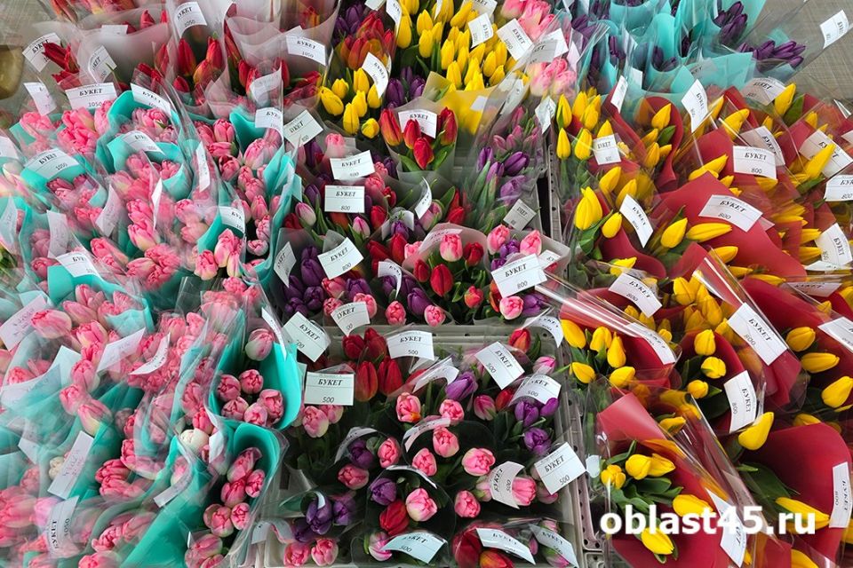 «Проще в лагерь отправить!»: курганские семьи отказываются от цветов к 8 Марта из-за шоковых цен