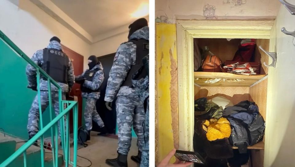 Должник из Кургана проявил чудеса акробатики, спрятавшись от приставов в узком шкафу