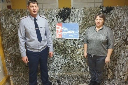 В Кургане осуждённые сплели 15 маскировочных сетей для фронта