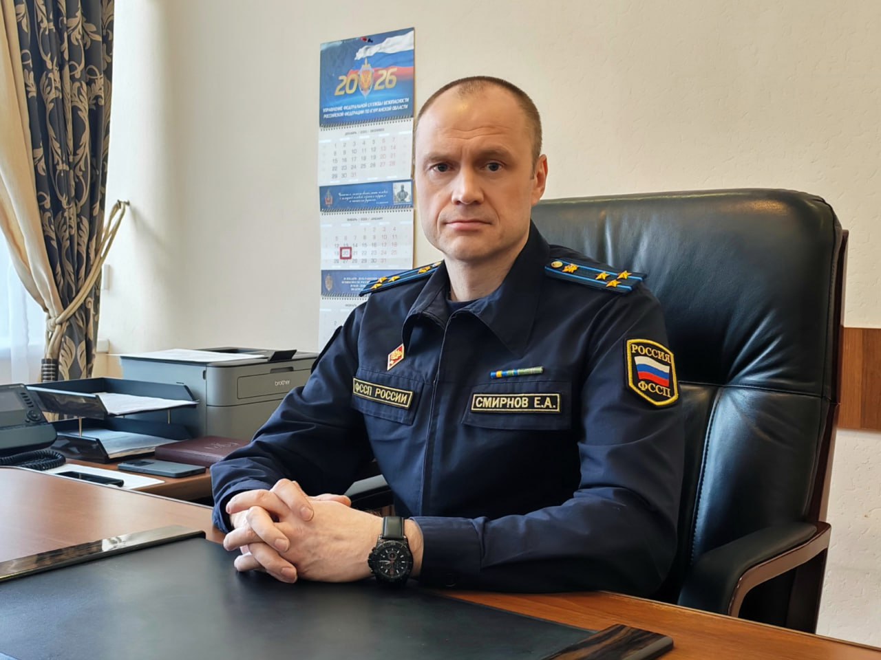 Руководитель Управления Федеральной службы судебных приставов по Курганской области Евгений Смирнов проведет личный прием граждан по вопросам исполнительного производства 12 марта в 9:00