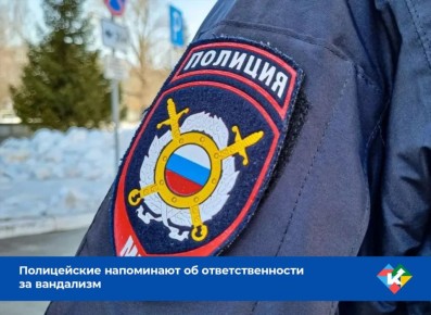 Полицейские напоминают об ответственности за вандализм