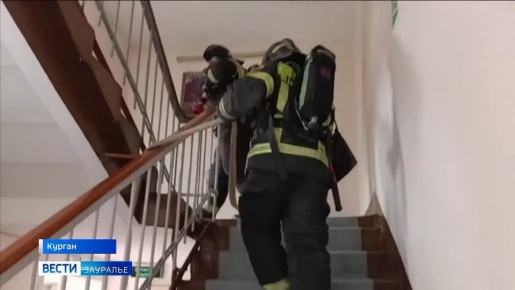 Сотрудники Росгвардии совместно с МЧС провели учения по отработке действий при пожаре