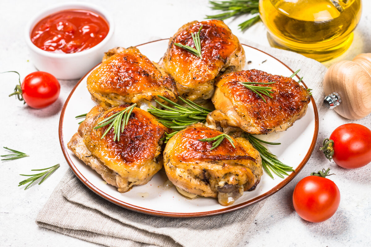 Куриные бедрышки в нежном кисло-сладком маринаде