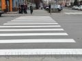 С наступлением теплой погоды в Кургане стартовали работы по нанесению горизонтальной дорожной разметки