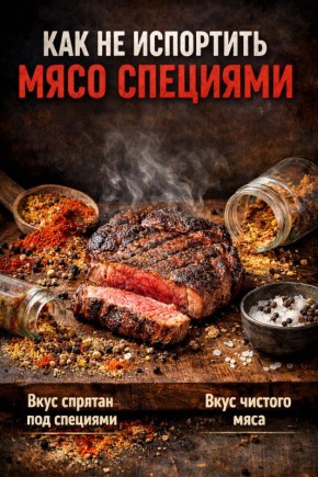 Как специи могут погубить идеальное мясо