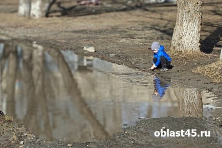 В Курганской области 7 апреля будет аномально тепло, но дождливо