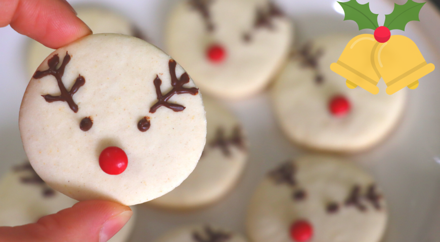 Как приготовить новогодние печенья оленята для ваших малышей