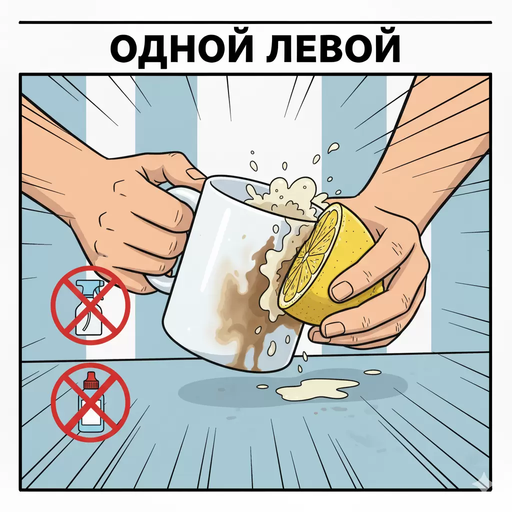 Простые методы для борьбы с кофейными и чайными пятнами