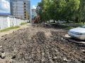 Возле парка Победы ремонтируют дорогу