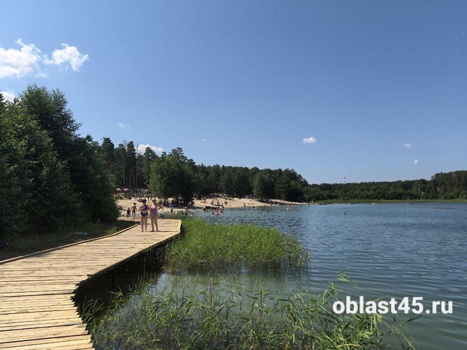 Жара под +40 в Кургане: как выглядят обновленные «Голубые озёра» и чего не хватает отдыхающим