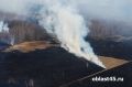 В Курганской области тракторист стал виновником крупного ландшафтного пожара